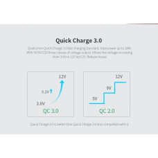 NILLKIN Fast Charge Adapter with Quick Charge 3.0 support (Chinese Plug) Wireless charger