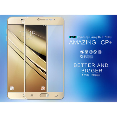 NILLKIN Amazing CP+ fullscreen tempered glass screen protector for Samsung Galaxy C7 (C7000)