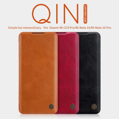 NILLKIN QIN series for Xiaomi Mi CC9 Pro, Mi Note 10, Mi Note 10 Pro