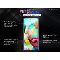 NILLKIN Matte Scratch-resistant screen protector film for Samsung Galaxy A71, Samsung Galaxy Note 10 Lite, Samsung Galaxy A71 5G