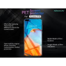 NILLKIN Super Clear Anti-fingerprint screen protector film for Huawei P40