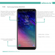 NILLKIN Super Clear Anti-fingerprint screen protector film for Samsung Galaxy A8 (2018)