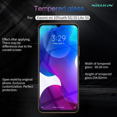 NILLKIN Amazing H tempered glass screen protector for Xiaomi Mi 10 Youth 5G (Mi10 Lite 5G), Xiaomi Redmi 10X 5G, Xiaomi Redmi 10X Pro 5G