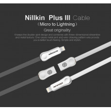 NILLKIN PLUS III (MicroUSB + Lightning) Data cable