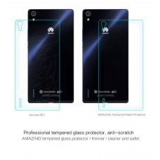 NILLKIN Amazing H back cover tempered glass screen protector for Huawei Ascend P7