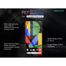 NILLKIN Super Clear Anti-fingerprint screen protector film for Google Pixel 4 XL