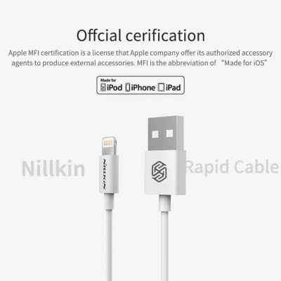 NILLKIN Rapid MFI Lightning high quality cable (2018) Data cable