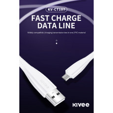 Kivee KV-CT107 (MicroUSB, Lightning, Type-C) Data cable