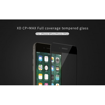NILLKIN Amazing XD CP+ Max fullscreen tempered glass screen protector for Apple iPhone 8 Plus, Apple iPhone 7 Plus