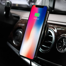 NILLKIN NILLKIN Car Magnetic QI Wireless Charger (model A) Leather Set Car wireless charger
