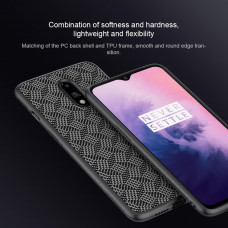NILLKIN Synthetic fiber Plaid series protective case for Oneplus 7