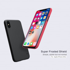 NILLKIN Super Frosted Shield Matte cover case series for Apple iPhone XS, Apple iPhone X without LOGO cutout