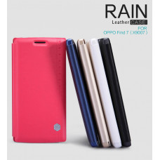 NILLKIN Rain PU Leather Stand Flip Cover case series for Oppo Find 7