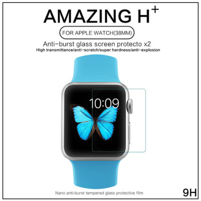 NILLKIN Amazing H+ tempered glass screen protector for Apple Watch 38mm Series 1, 2, 3