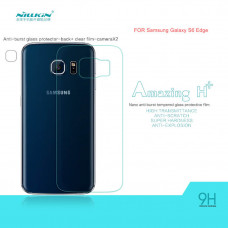 NILLKIN Amazing H+ back cover tempered glass screen protector for Samsung Galaxy S6 Edge