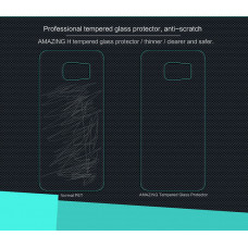 NILLKIN Amazing H back cover tempered glass screen protector for Samsung Galaxy S6 Edge Plus